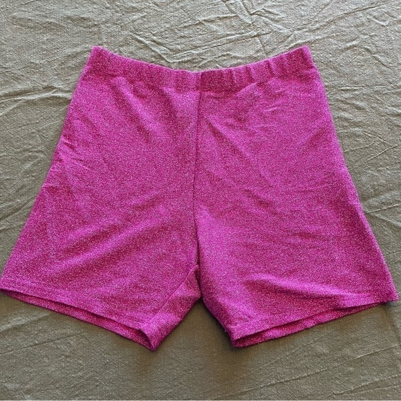 Victorias Secret Size large shimmer glitter shorts - Picture 1 of 6
